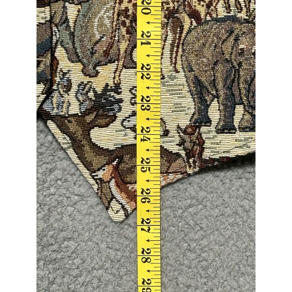 VTG Bobbie Brooks Noahs Ark Vest Sz M Animals Lions Elephant Deer Christian - Picture 8 of 11